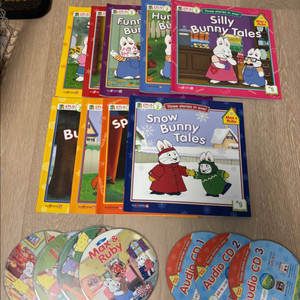 맥스앤루비 영어 원서 스토리북 9권 + 오디오 CD 3장