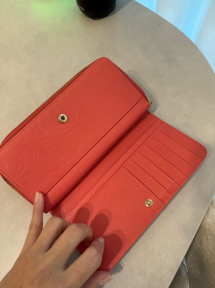 루이까또즈 여성장지갑 정품-코랄핑크--2