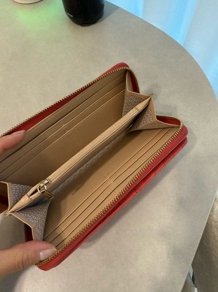 루이까또즈 여성장지갑 정품-코랄핑크--5