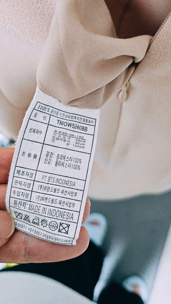 투미(2ME) 살구빛 연핑크색 여성정장원피스 66사이즈(M)--7