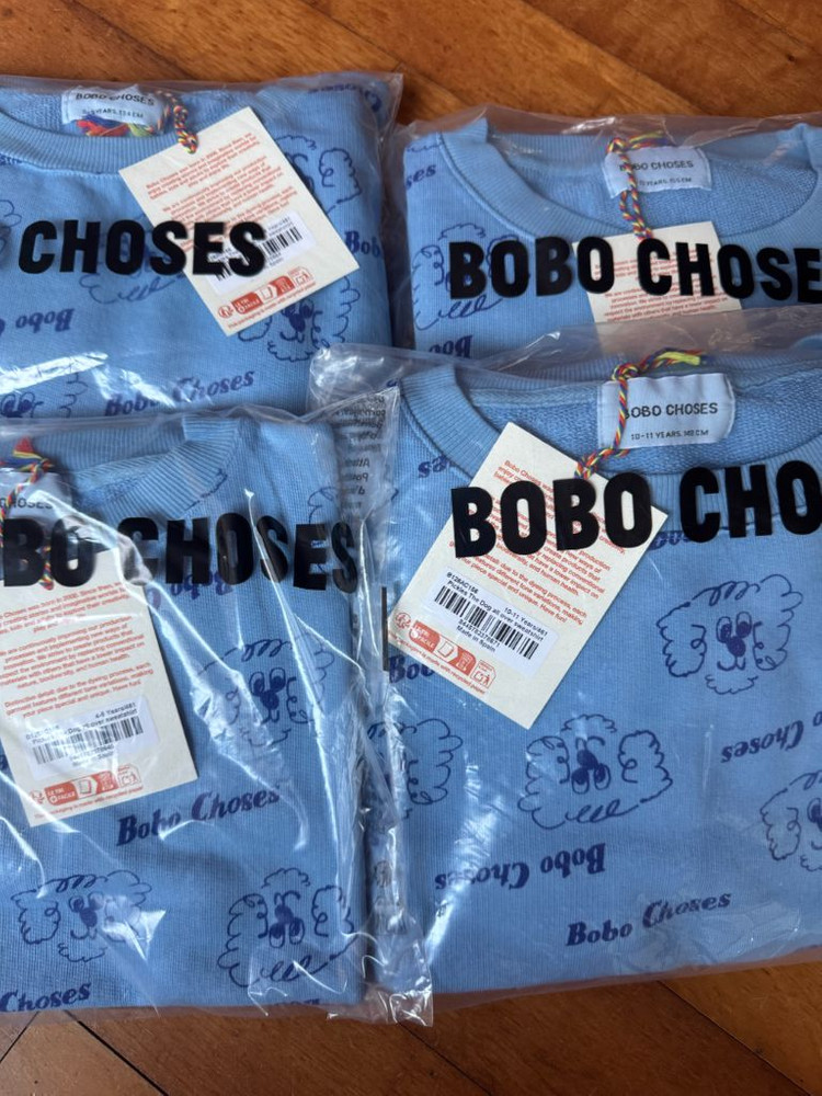 (새상품, 정품) 26ss 보보쇼즈 피클 강아지 범벅 스웻셔츠--2