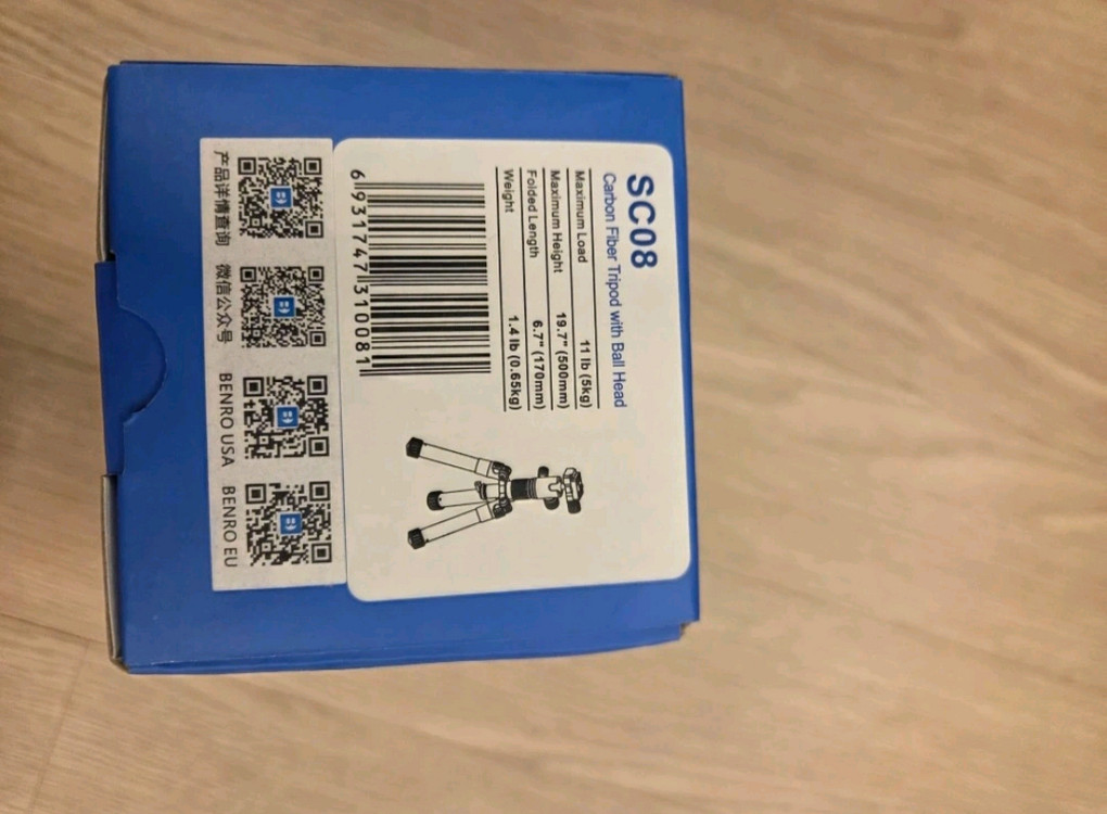 벤로 SC08미니삼각대 미사용 새상품 이미지