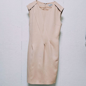 투미(2ME) 살구빛 연핑크색 여성정장원피스 66사이즈(M)