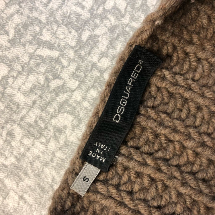 (정품) 디스퀘어드2 캐시미어30% 가디건 DSQUARED2 하찌 도톰--4