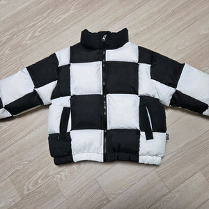 히로 빅체커패딩 120