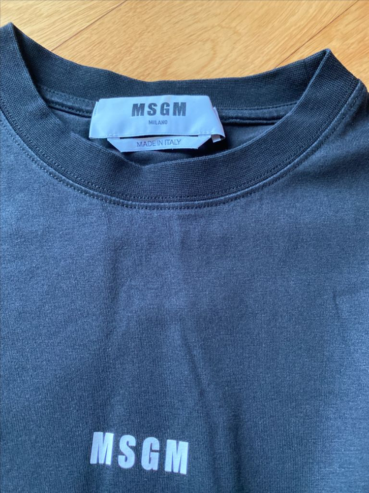 MSGM정품 반팔 로고 티셔츠--1