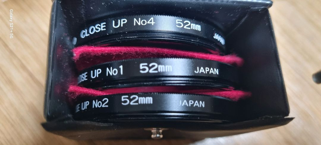 (양) 미사용 박스품 COZO 52mm 광학 필터3개 세트--1