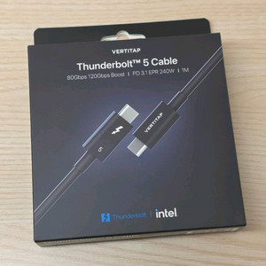 버티탭 썬더볼트5 케이블 1m 미개봉