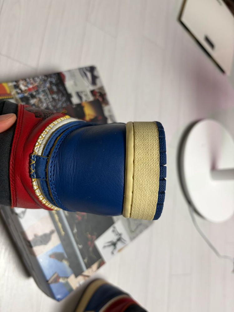 유니온x조던1 블루토 260 이미지