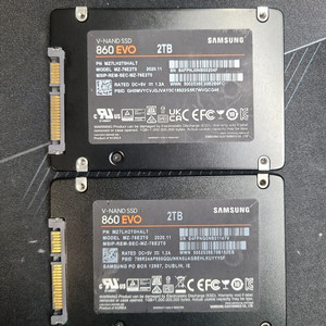 삼성 860 EVO SSD 2TB SATA 총2개