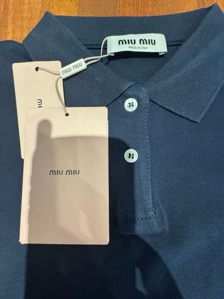 [미우;미우] 새상품 / 반팔 폴로 / L (약 여성 77사이즈) 이미지