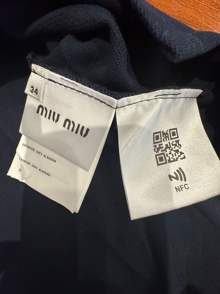 [미우;미우] 새상품 / 반팔 폴로 / L (약 여성 77사이즈) 이미지