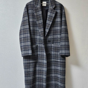 스튜디오 톰보이 체크 코트