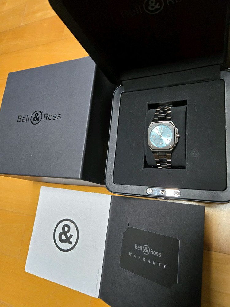 벨앤로스 BR-05 36mm 아이스 블루 스틸--6