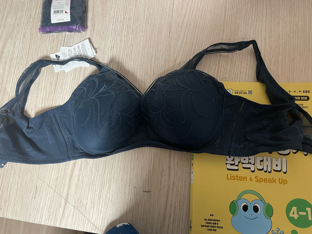 여성브라(90c)+팬티(105) 세트 / 새상품--3