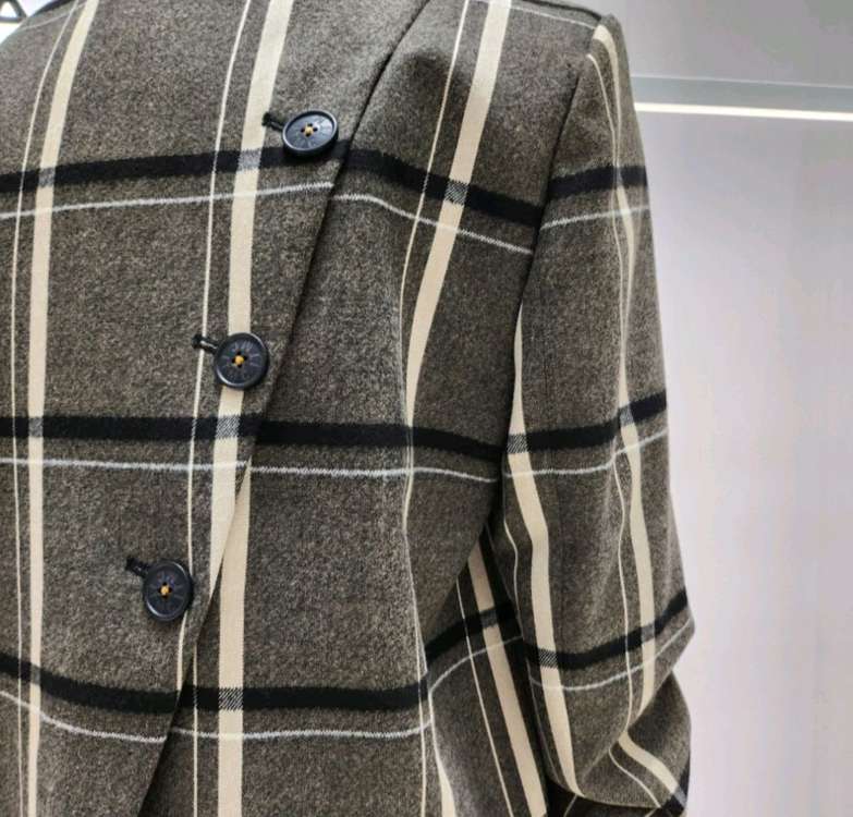 잇미샤 체크자켓 55사이즈--5