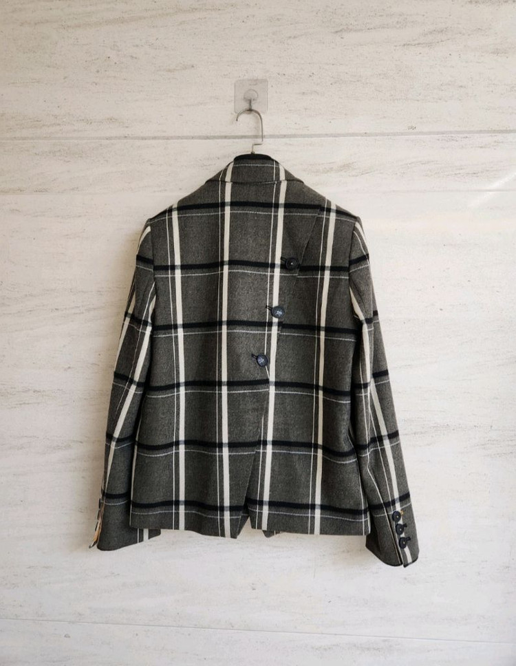 잇미샤 체크자켓 55사이즈--7