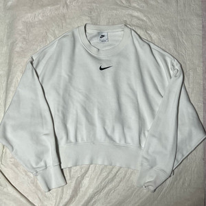 나이키 여성 크롭 맨투맨 S