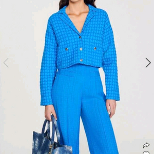 (새상품)산드로 트위드 자켓 36사이즈