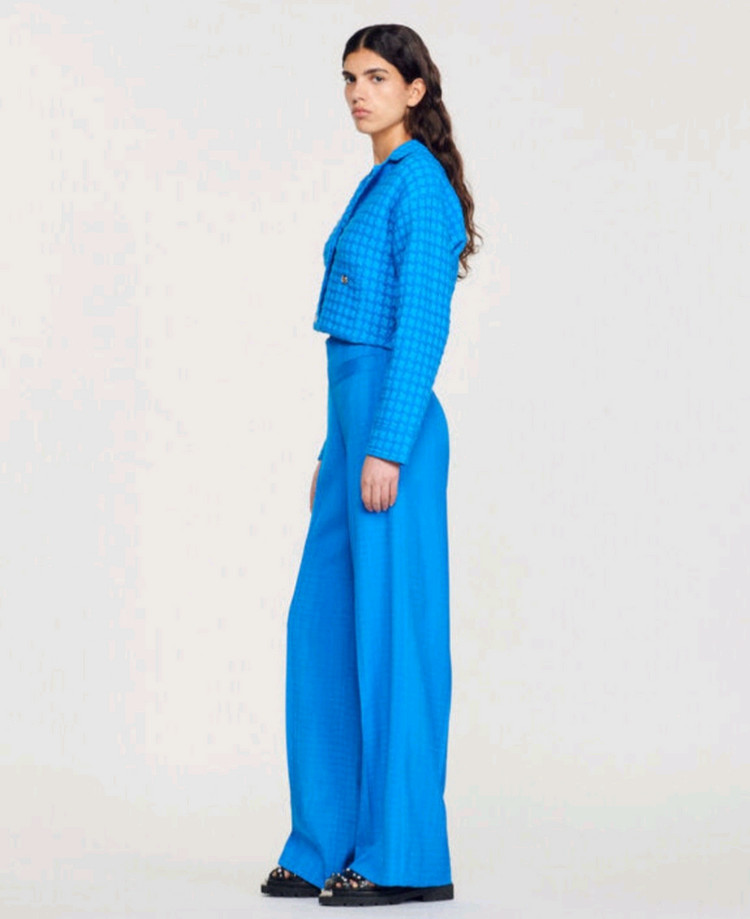 (새상품)산드로 트위드 자켓 36사이즈--4