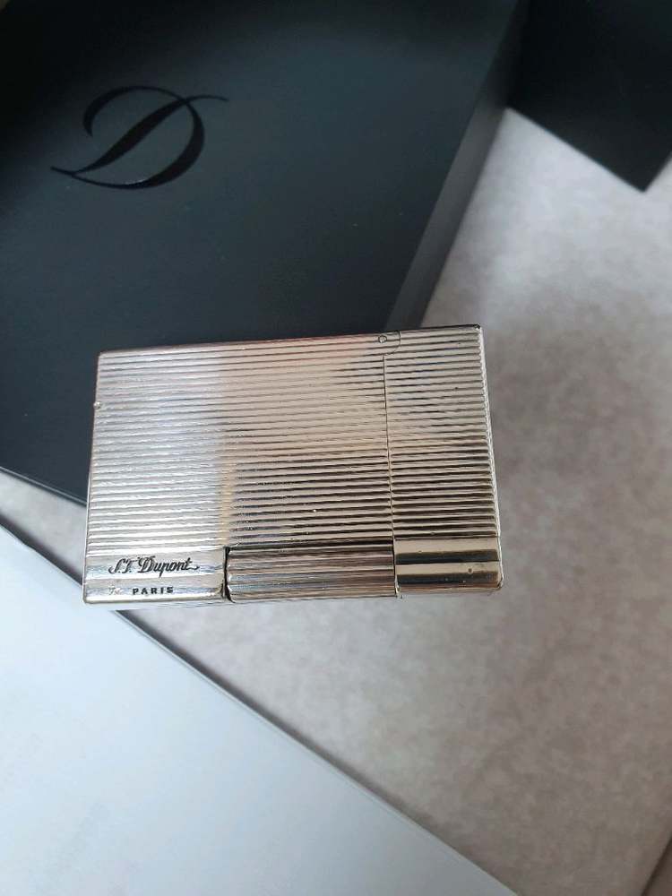 [풀세트] 듀퐁라이터 라인2 ca18137 개츠비 실버 듀퐁 라이타 이미지