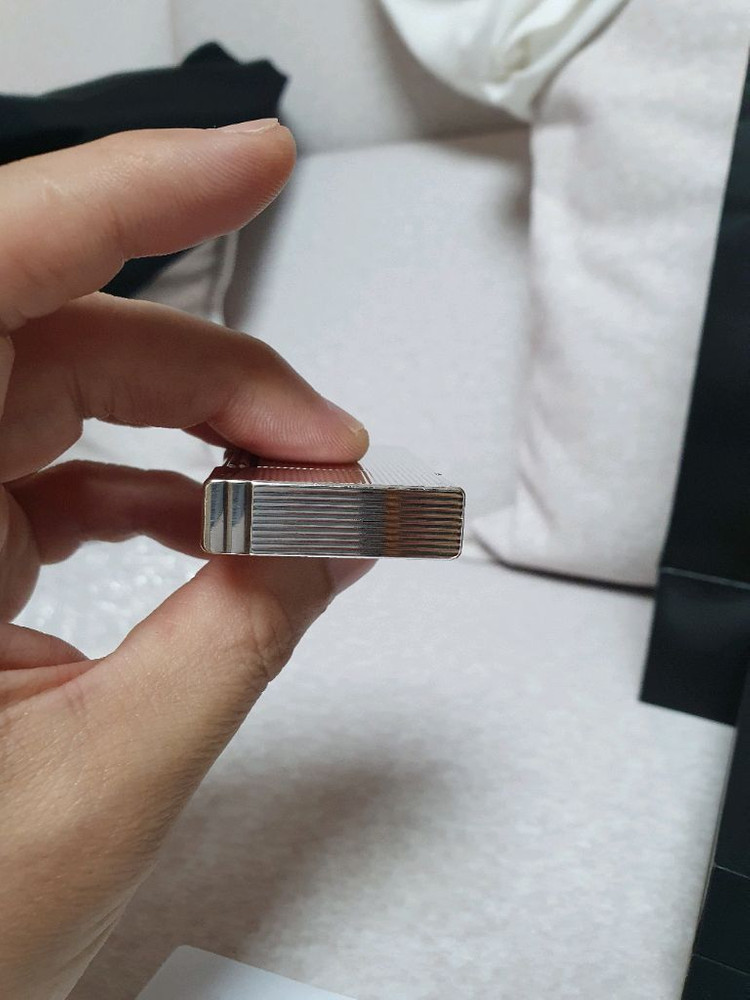 [풀세트] 듀퐁라이터 라인2 ca18137 개츠비 실버 듀퐁 라이타 이미지