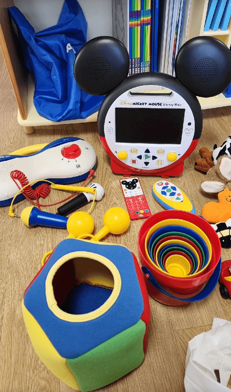 월팸 디즈니 미키 패키지 전 구성품 완비 (도레미 곰, 세이펜도 드려요)--1