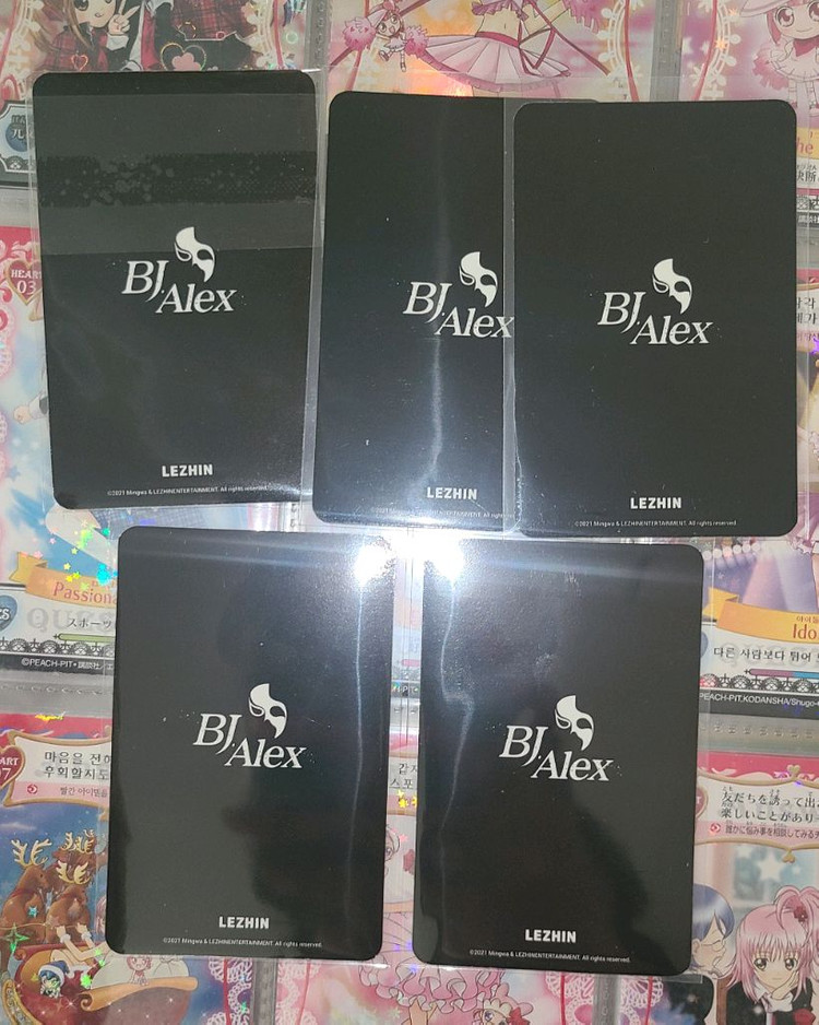 레진 코믹스 BJ 알렉스 초판 특전 포토카드 일괄판매 이미지