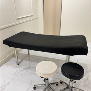 미용베드 + 바퀴의자2개 세트