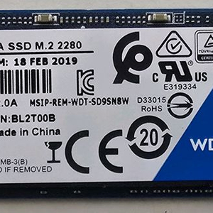 WD BLUE SSD M.2 500G(sata) 팝니다.