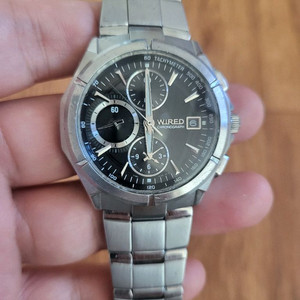 세이코 와이어드 크로노그래프 시계