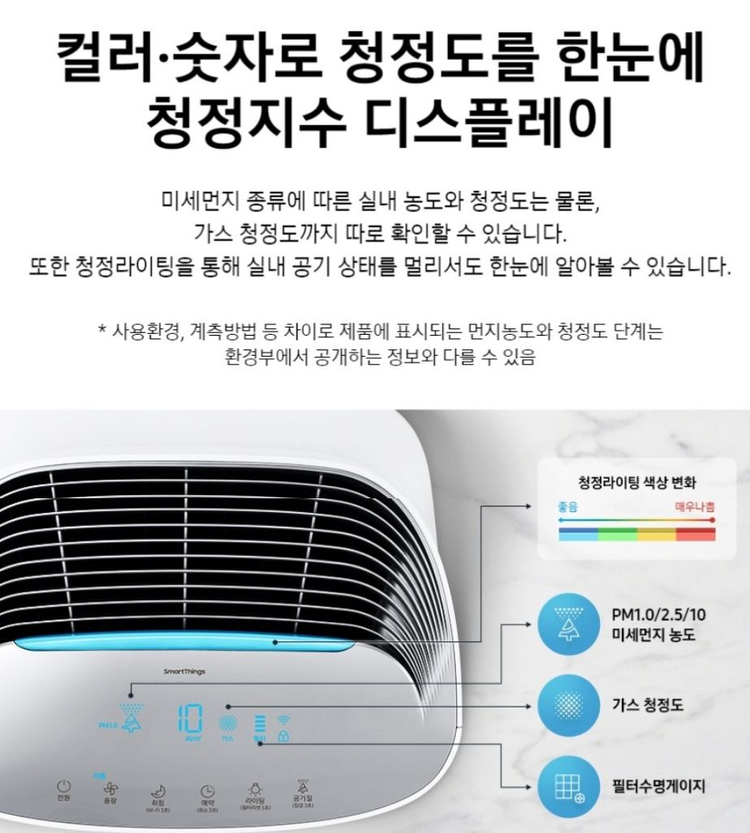 삼성전자 공기청정기 블루스카이 5000(필터2추가장착)--4