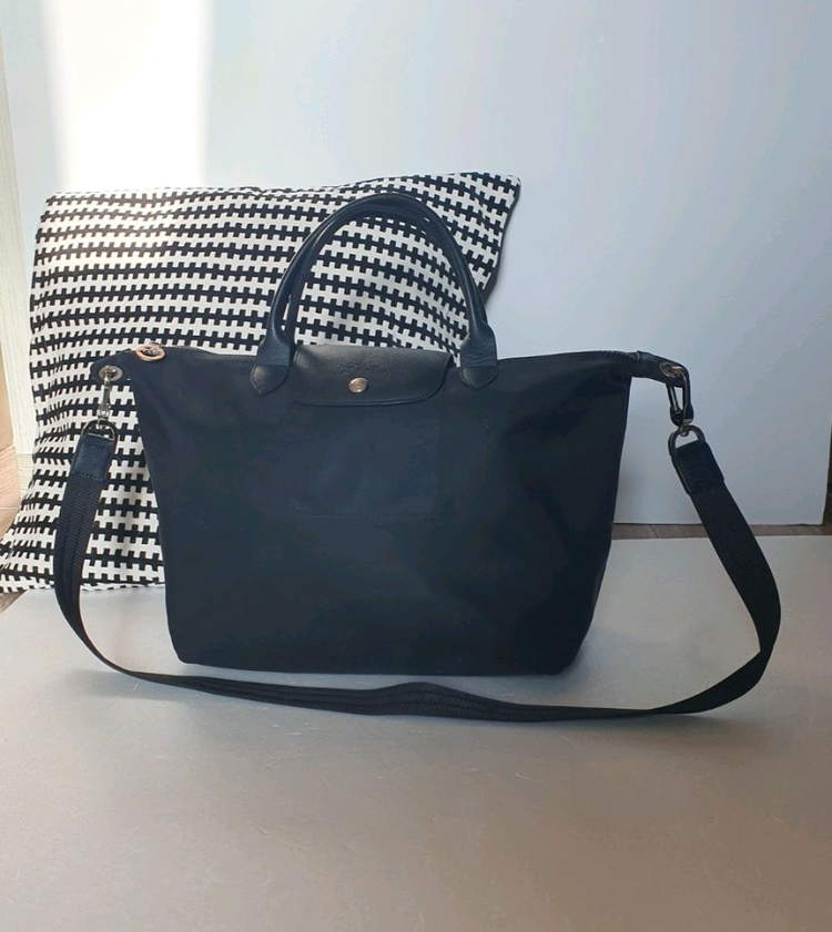 롱샴ㅡ블랙ㅡ토트백ㅡㅡㅡ정품--1