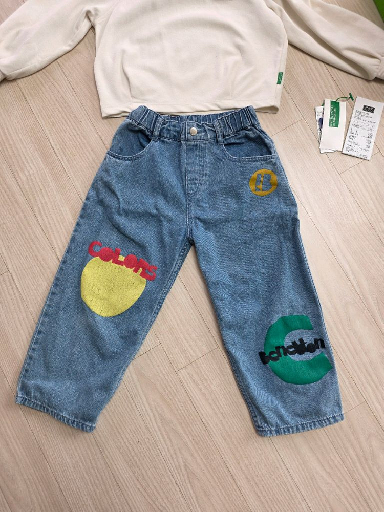 유아상하복120)베네통키즈 상하복120--1