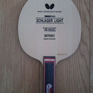 버터플라이 슐라거 라이트 탁구 라켓 새제품