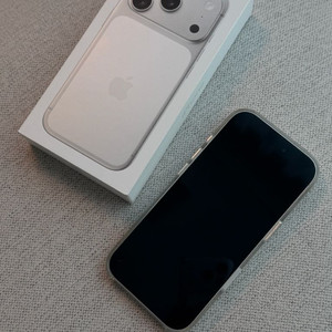 아이폰 17프로 256 (박스풀) 자급제 실버 사이클수 50