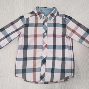 닥스 키즈 체크 셔츠 130