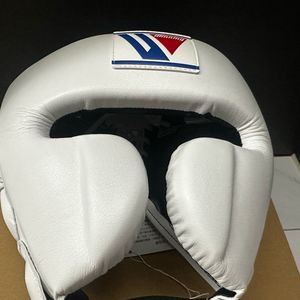 위닝 헤드기어 T자 M 화이트 신품