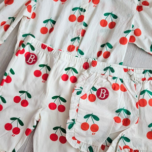 베베드피노 체리 블라우스+하의2개 100 일괄