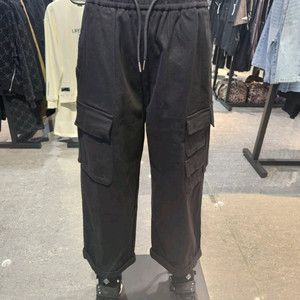 라이프워크 여성용 와이드 카고 팬츠 (블랙)