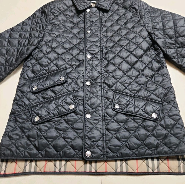 (버버리)키즈/퀼팅자켓 14y (성인44~)--3