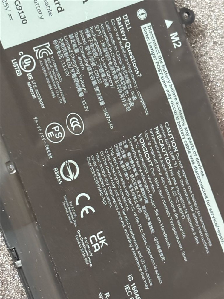 Dell Latitude 정품 3320 3420 3520 노트북 배터리 G91J0 927N5 MGCM5--1