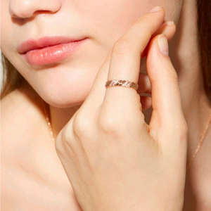 스톤헨지 14k로즈골드 반지,14호