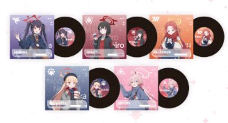 블루 아카이브 시즈야마 마시로 LP풍 코스터 미개봉 이미지