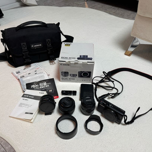 캐논 EOS M100 미러리스 카메라 세트