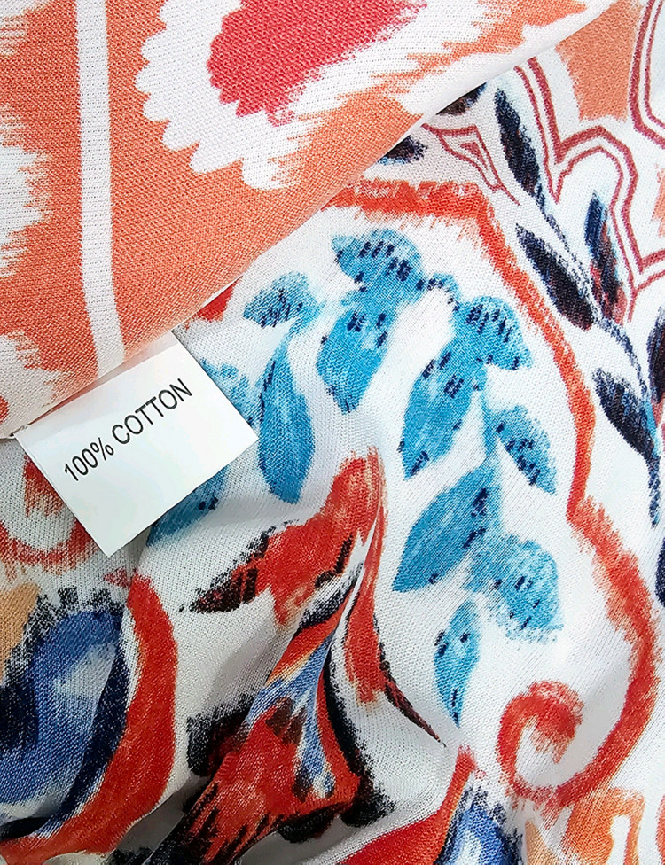 티어드 롱스커트 프린트 밴딩스커트--6