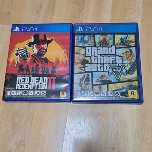 PS4 플스4 GTA5,레드데드리뎀션2 일괄
