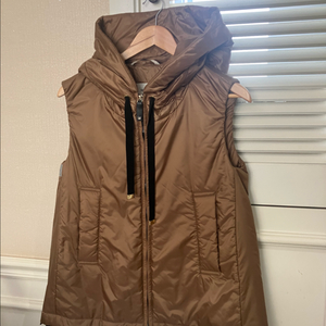 막스마라 그린고 카멜 패딩베스트