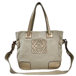 정품 로에베 아나그램 리넨 옥스포드 숄더/크로스백