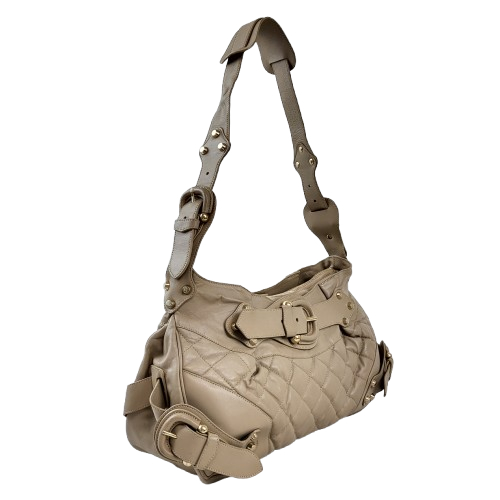 정품 버버리 퀼팅 가죽 숄더백--1